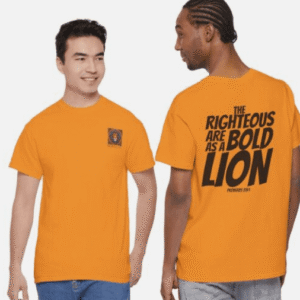 Bold as a Lion: Men’s Shirt – Inspired by Proverbs 28:1